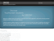 Tablet Screenshot of creoso.com